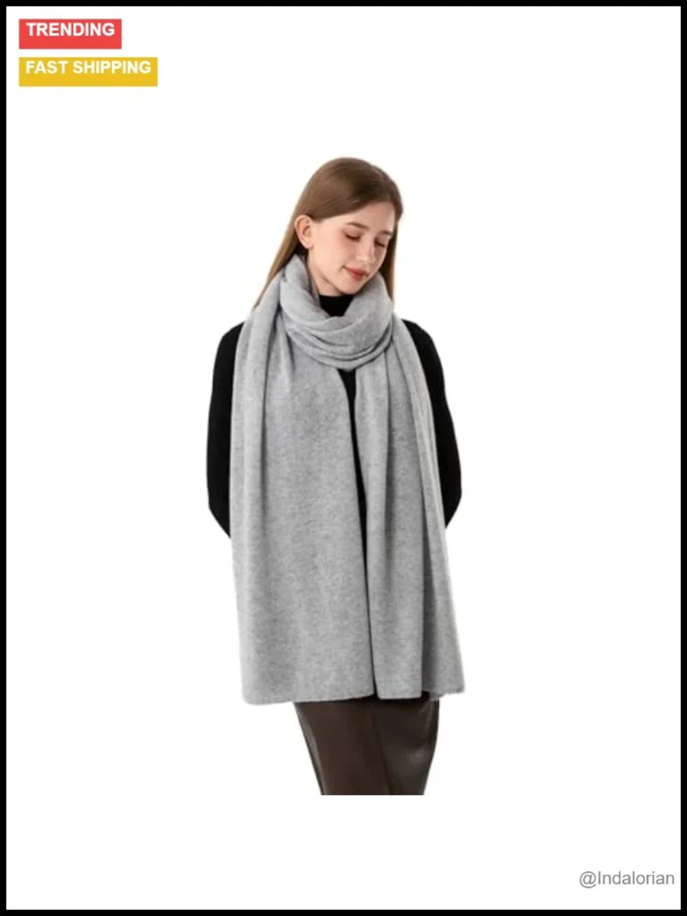Cashmere Wrap Shawl Stole for Women Extra Large Warm Knitted Scarf Airplane